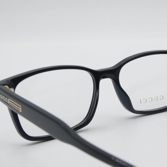Gucci Dark Gray Rectangular Glasses - Picture 4 of 10